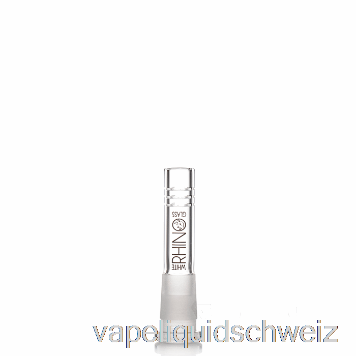 White Rhino 19/14 Glas Downstem 3 Zoll Vape Liquid E-Liquid Schweiz